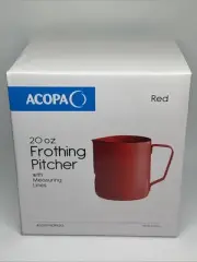 Acopa 20oz Frothing Pitcher - Red - New In Box