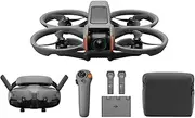 [DJI] Avata 2 Fly More Combo (3 Batteries), FPV Drone with Camera 4K, Immersive Experience, One-Push Acrobatics, Built-in Propeller Guard, 155° FOV, Camera Drone with Goggles 3 and RC Motion 3