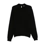 [Sunflower] Sunflower Polo-collar Sweater L BLACK
