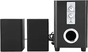 Desktop Speaker with Subwoofer, Wired & Laptop &Computer Speaker, Multimedia 2.1 Stereo Sound Bass, USB-Powered for Music Player, Pcs, Movies,Gaming