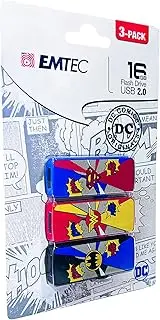 Emtec 16GB Flash Drive M700 Super Hero 3-Pack - ECMMD16GM700SHP3