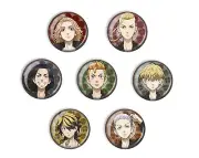 Tokyo Revengers Mikey Pin Set Anime Character Cosplay 7 Pk Button Badge Magnets