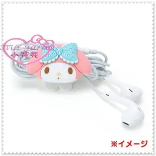 小花花日本精品♥ Hello Kitty 美樂蒂 捲線器 耳機 集線器 捲線器 收線器 粉色趴姿 00410007