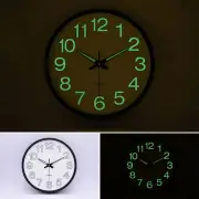 Noctilucent Silent Bell Wall Hanging Luminous Quartz Clocks Glow in Dark