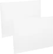 SHOWERORO Office Desk Accessories 2pcs Acrylic File Holder A4 Document Holder Acrylic Display Box