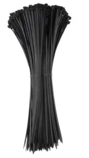 8" Zip Ties 800-Ct Black Cable Ties, UV Resistant Wire Ties for Indoor Outdoor