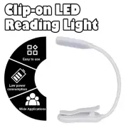 Usb Rechargeable Reading Light 3-level 7 Led Clamp Lamp Book Portable Warm White