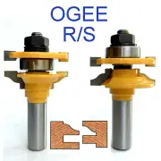 2pc 1/2" Shank Roman Ogee Rail & Stile Router Bit Set sct-888
