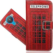 Nokia 1.4 Mobile Phone Case, CaseExpert® Wallet Case Flip Cover Leather Case Leather Protective Cover for Nokia 1.4