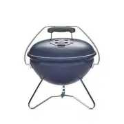 Smokey Joe Premium 14 in. Portable Charcoal Grill in Slate Blue