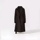 UNIQLO +J JIL SANDER Size XL . WOMEN CASHMERE BLEND LONG WRAP COAT. BROWN