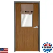 WdFour Classroom Door Curtains for Door Window, Thermal Insulated Noise Reduc