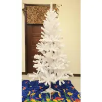 在飛比找蝦皮購物優惠-[台灣現貨]白色 聖誕樹 pvc樹 圓頭樹 裸樹 塑膠底座 