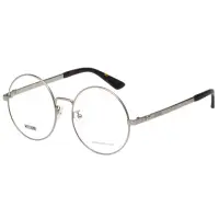 在飛比找momo購物網優惠-【MOSCHINO】圓框 小熊 光學眼鏡(銀色)