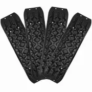 X-BULL Recovery tracks / Sand tracks / Mud tracks / Off Road 4WD 4x4 Car 2 Pairs Gen 3.0 - Black