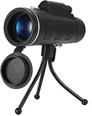 Portable Monocular Monocular Telescope High Definition Outdoor Products Double Tone High Power with Compass Function 40X60