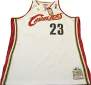 MITCHELL & NESS NBA CLEVELAND CAVALIERS LEBRON JAMES 2003-04 AUTHENTIC JERSEY 56