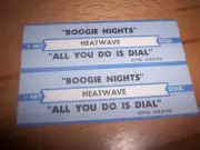 2 Heatwave Boogie Nights / All You Do Is Dial Jukebox Title Strips