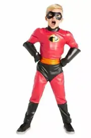 Official Disney Store Incredibles 2 Dash 4 Piece Costume for Boys