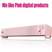 Pink Soundbar Monster Gats 2.1 Channel Pink Rainbow LED Gaming PC Soundbar Speak