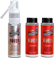 Beardburys Hover Volume Hair Powder and 2 Refills Pack, Strong Hold and Matte Finish Hair Styling Powder with Natural and Flexible Hold, Adds Texture and Volume to Fine Hair, 12g Each