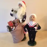 Byers Choice 2002 Patriotic Santa ~ Sack Full Of Toys ~ 1997 Sailor Boy ~ Mint