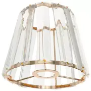 Transparent Glass Lampshade Lampshades for Table Clear Floor