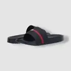 Tommy Hilfiger Men's Blue Redder Flag Logo Pool Slide Sandals Shoes 12M