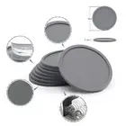10cm Silicone Silicone Coaster Cup Mat Table Decorations Kitchen Accessory
