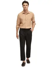 [Oxford] Fergus Pure Linen Shirt in Spice