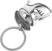 [CVUTOVO] Roman Style Helmet Keychain Vintage Helmet Decor Sturdy Pendant for Bags Retro Charm Keyring Lightweight Hanging Keychain for Daily Use