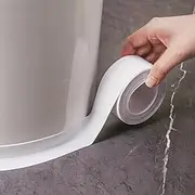 1roll Waterproof Mildew-proof Toilet Caulk Strip, Bathroom Self-adhesive Sealing Tape, Bathroom Waterproof Tape To Prevent Moisture And Mold, Beautiful Seam St