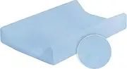 Baby Terry Cover for Changing Mat 80x50 cm for Nappy Changer with Raised Edges (Blue)