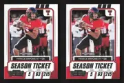 2x 2021 Panini Contenders Draft Picks - #1 Patrick Mahomes Texas Tech QTY 2