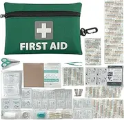 Clevinger Mini First Aid Kit, 92pcs Small First Aid Kit - Includes Emergency Foil Blanket, Scissors for Travel, Home, Office, Vehicle, Camping, Workplace & Outdoor, ARTG Number 400670 (1)