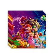 20PC Super Mario Movie Napkins Party Supplies Birthday Decorations