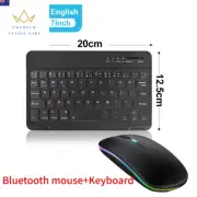 Bluetooth Wireless Keyboard Mouse Rechargeable for IOS Android Windows Tablet fo