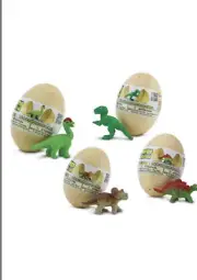 Safari Ltd - 4 Dini Babies & eggs #90075 NEW
