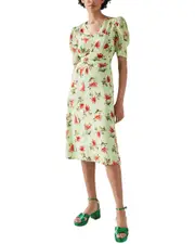 LK Bennett Gabbi Silk-Blend Dress