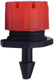 AIMALL 100x Adjustable Irrigation Micro Flow Dripper Drip Head Garden Hose Sprinklers,Spray Drip Irrigation Enclosed All in One Emitter Nozzle Sprinkler Garden Irrigation System