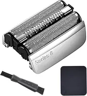 Shaving Head for Braun Series 8, Razor Compatible with Braun S8 83M Replacement Head, Accessories for Men, Electric Shaver, Aluminium Foil Cutter, Replacement Head with Cleaning Brush, Cleaning Cloth