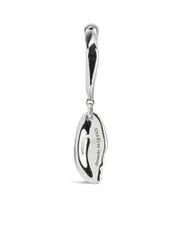 Alexander Mcqueen Single Molten Drop Hoop Earring