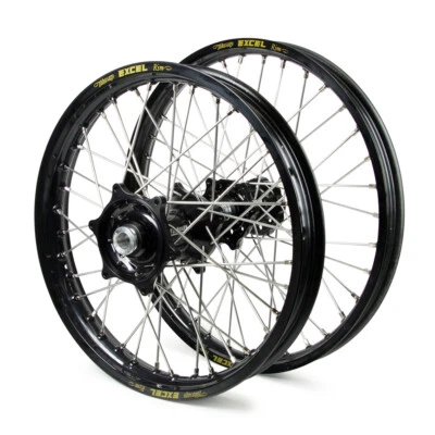 KTM 250 XC-F 2015-2017 Wheel Set Black Excel SNR MX Rims Black Talon Hubs 21/19x
