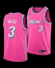 Miami Heat Jersey / Dwayne Wade / Pink Edition SIZE 2XL