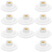 10pcs Light Sockets Base Light Bulbs Plug Ceiling Lamp Sockets Adapter Lamp