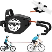 Meta Bike Bicycle Tow Rope for Children, 2.5 m Towing System, Pull Rope, Traction Rope Pull System Children & Adults, Children's Bicycle Mountain Bike E-Bike Woom MTB (Bicycle Towing System)