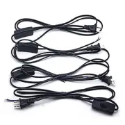 Lamp Cord with Switch Plug, Extension Cords 6 Foot Wiring Stripped Ends Ready