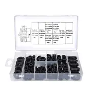 180 Piece Auto Rubber Grommet Assortment Set Fastener Kit Blanking Assortment Kit