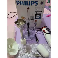 在飛比找蝦皮購物優惠-飛利浦 PHILIPS 400W手持式料理魔法，調理棒 全配