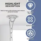 Hammock Hanging Kit Stainless Steel Swing Hanger Set Heavy Duty Hanging hapFZ